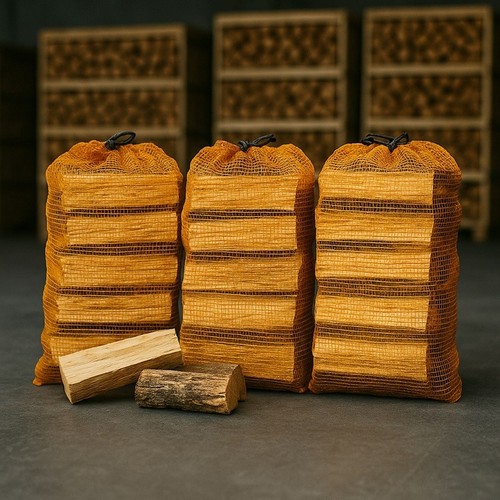 25kg birch hardwood logs - hardwood,